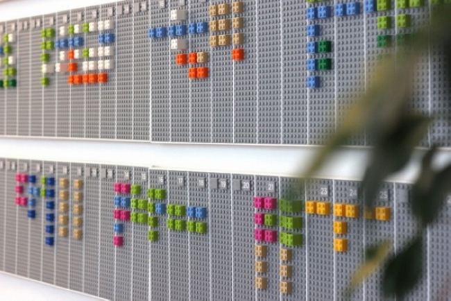 Digitized LEGO Calendars 樂高積木日曆讓工作排程更有趣