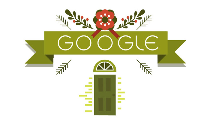 [Google Doodle] 聖誕節來了！Google連三天的祝福！