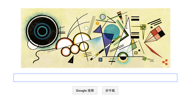 [Google Doodle] 抽象始祖！瓦西里·康丁斯基 148 歲誕辰