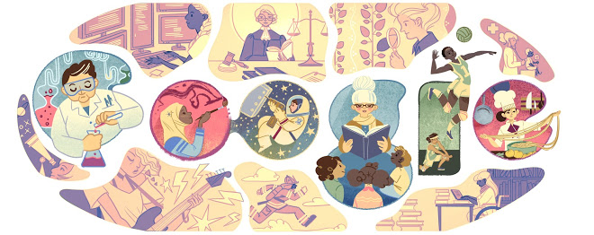 [Google Doodle] 2015 國際婦女節 給世界溫柔而堅定的力量