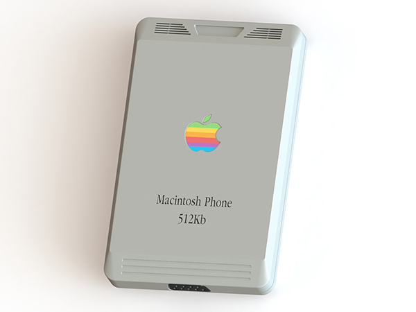 如果 iPhone 三十年前就推出的話 就是這支 Macintosh Phone