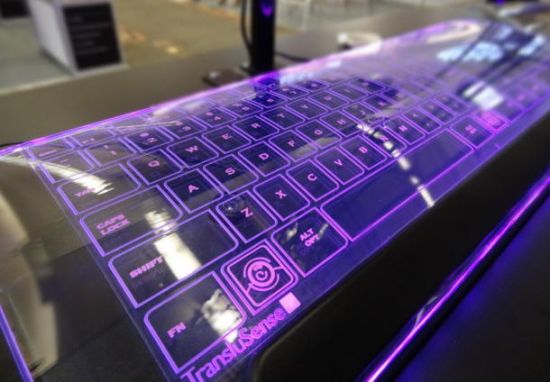 2013 CES 玻璃觸控鍵盤帶你走向未來