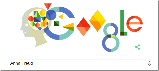 [Google Doodle] 安娜·弗洛伊德 Anna Freud 開啟兒童精神分析