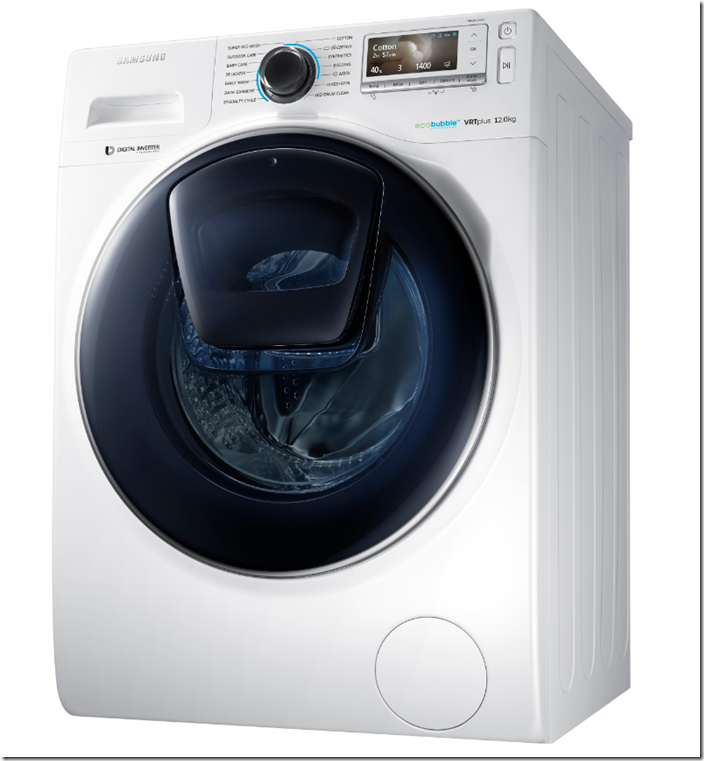 任何時候都可以丟入忘記洗的衣服 三星發表超人性洗衣機
