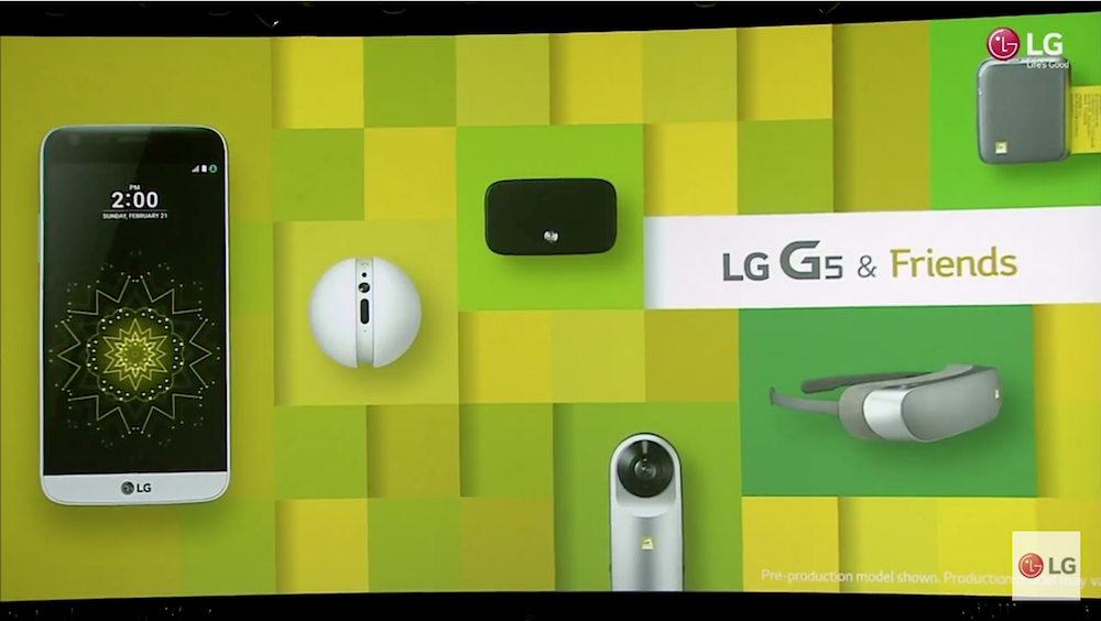 LG G5 & Friends亮相 讓 LG G5 擁有更加有趣的周邊應用