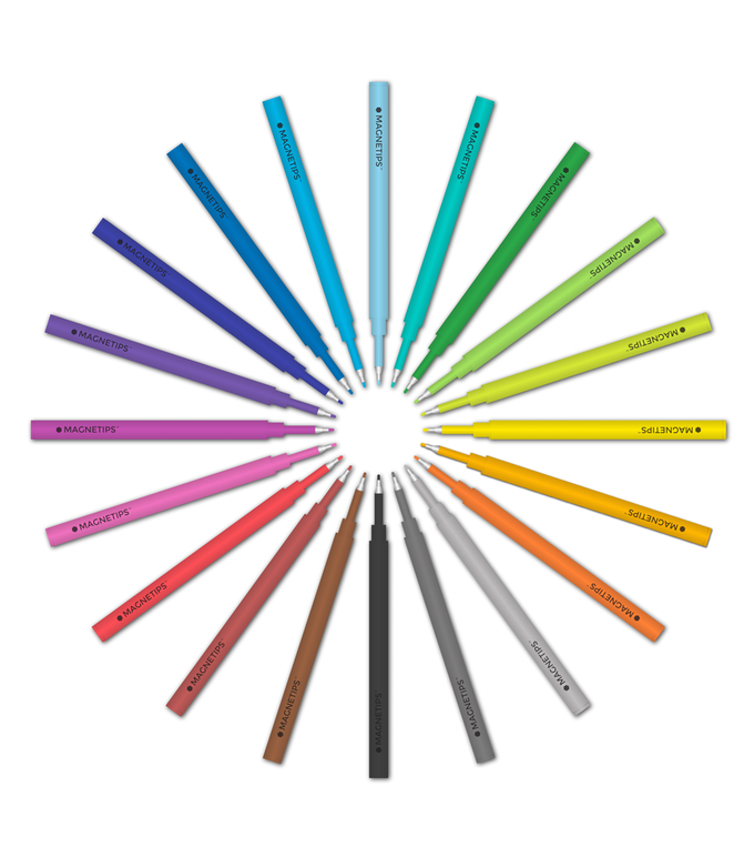 MAGNETIPS 適合設計師工作室的魔術著色磁性筆！