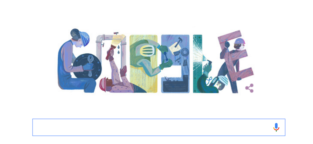 [Google Doodle] 勞動節到來 你知道全球的勞動節都是今天嗎?