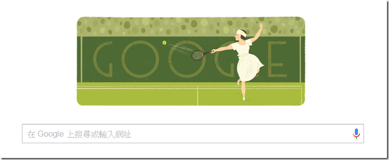 [Google Doodle] Suzanne Lenglen 好威！開創職業女子網球先驅