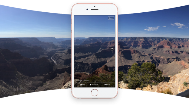 Facebook全面開放360照片分享 手機內建全景模式也能用!