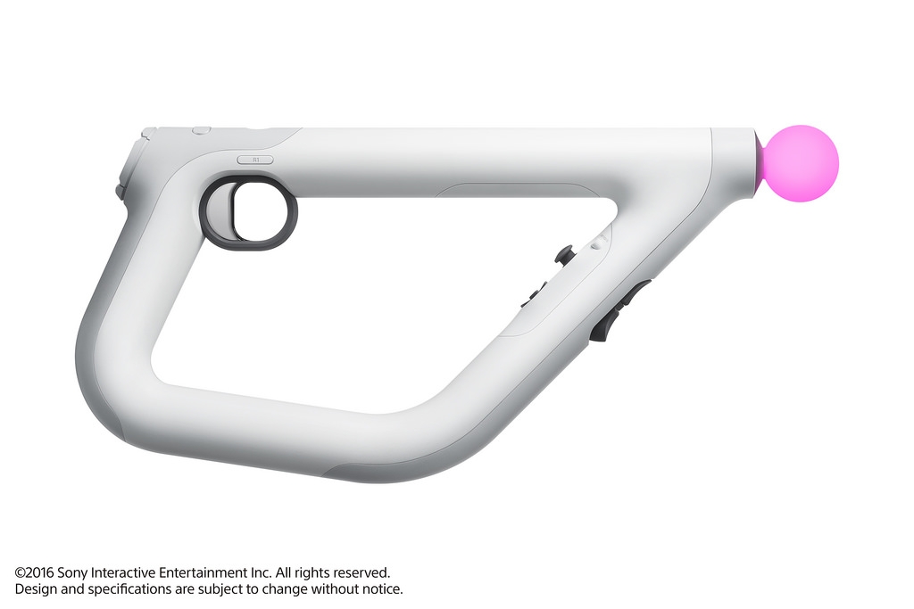 PS推出VR射擊遊戲專用鎗 PS VR Aim Controller!