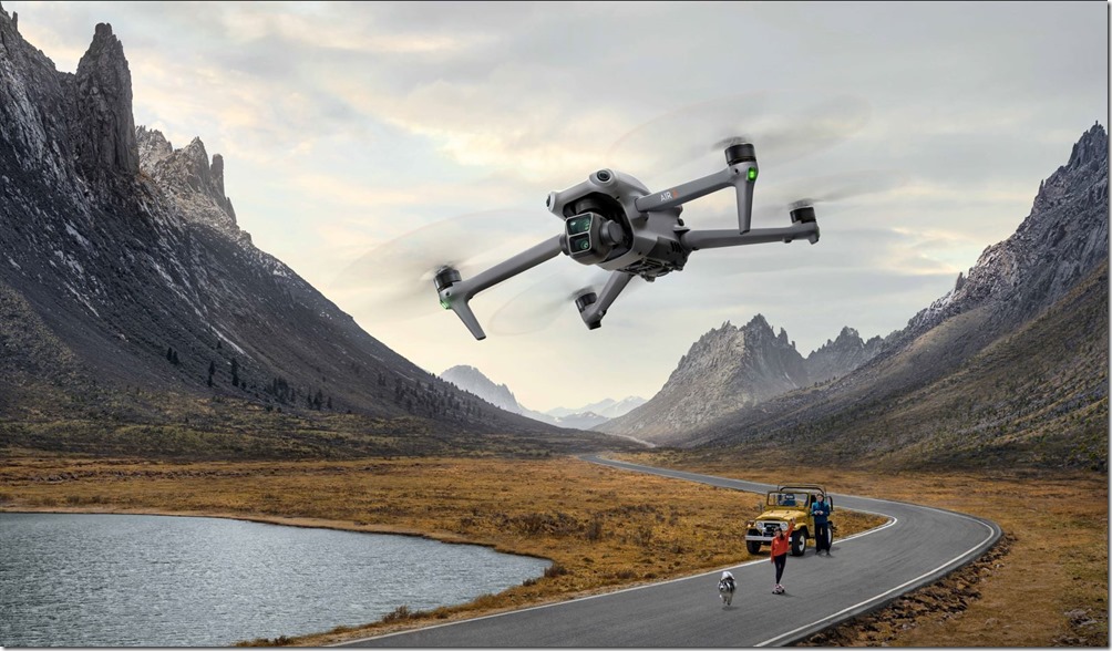 DJI AIR3搭載O4圖傳、全向避障，全新升級續航力力更延長達46分鐘