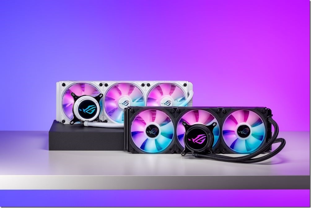 ROG Strix LC III系列一體式水冷散熱器搭載Asetek開發的冷板，透過創新湍流通道技術，散熱表現較傳統分流冷板更上層樓。