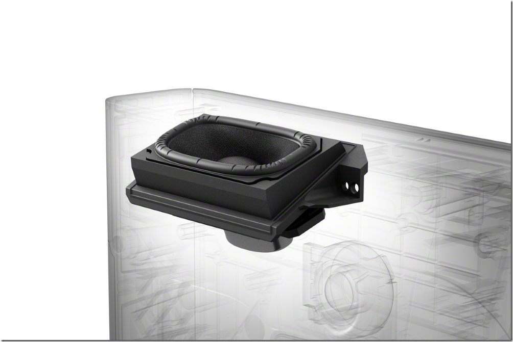 圖 2) HT-A9M2 搭載了採用 X-balance驅動單體設計的天空聲道創造垂直音場，搭配360空間音場更可打造12個幻影喇叭，傳遞沉浸式的聆聽感動。