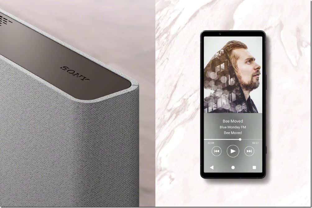 圖 6) HT-A9M2 搭載全新雙聲道音源進階升混技術，將一般雙聲道升等為立體聲道，滿足多元娛樂需求