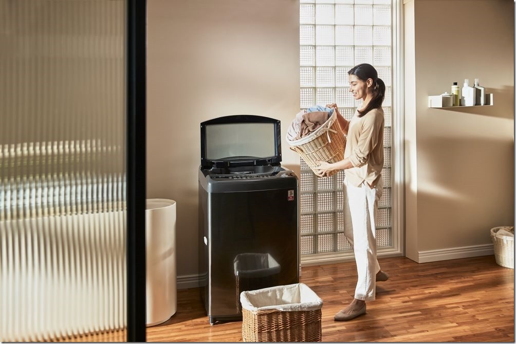 【新聞圖片4】LG AI DD 蒸氣直驅變頻洗衣機具備天然蒸氣殺菌、全不鏽鋼洗衣筒槽與TurboWash 勁速洗等優秀技術