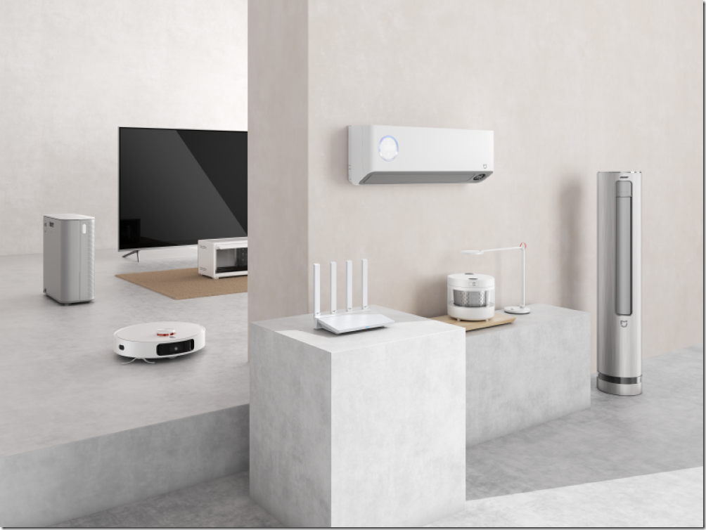 2. Xiaomi 路由器 AX3000T，除了擁有強大的穩定性和覆蓋能力下，更進一步升級，最多可提供 128 部裝置穩定連接，從手機、掃地機器人、電視到揚聲器都能連接，不互相干擾。