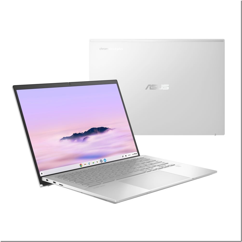 ASUS ExpertBook CX54 Chromebook Plus Enterprise (CX5403)為華碩首款Chromebook Plus機種。