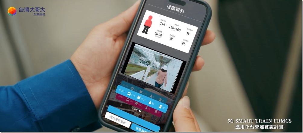 圖2：台灣大在高雄輕軌導入5G專網，不僅減少網路延遲，還加入雲端備援，並透過AI提升行車安全性與營運效率，同時以AR技術優化城市觀光導覽品質。