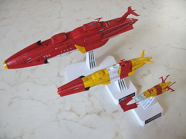 1/1000 宇宙戰艦 Kirishima + Murasame + Yukikaze 