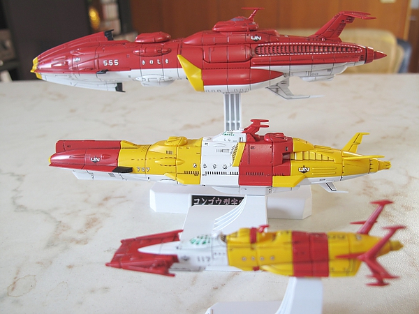 1/1000 宇宙戰艦 Kirishima + Murasame + Yukikaze 