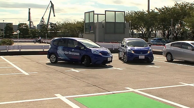 Honda automatic driverless valet parking system-2