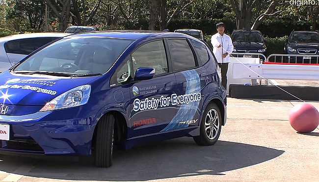 Honda automatic driverless valet parking system-6