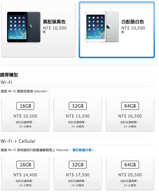 iPad mini price NT