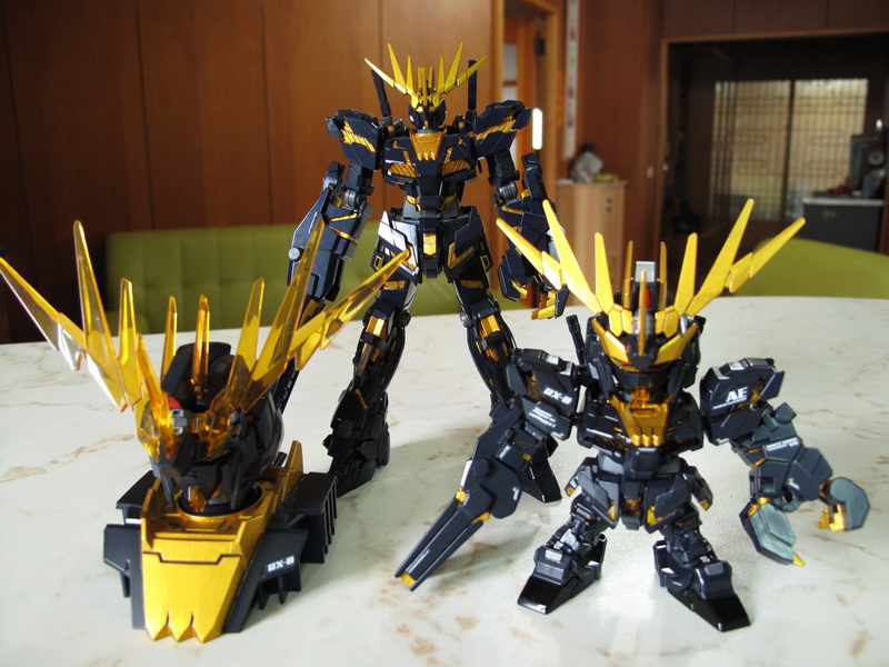 BB Unicorn Gundam 02 Banshee 