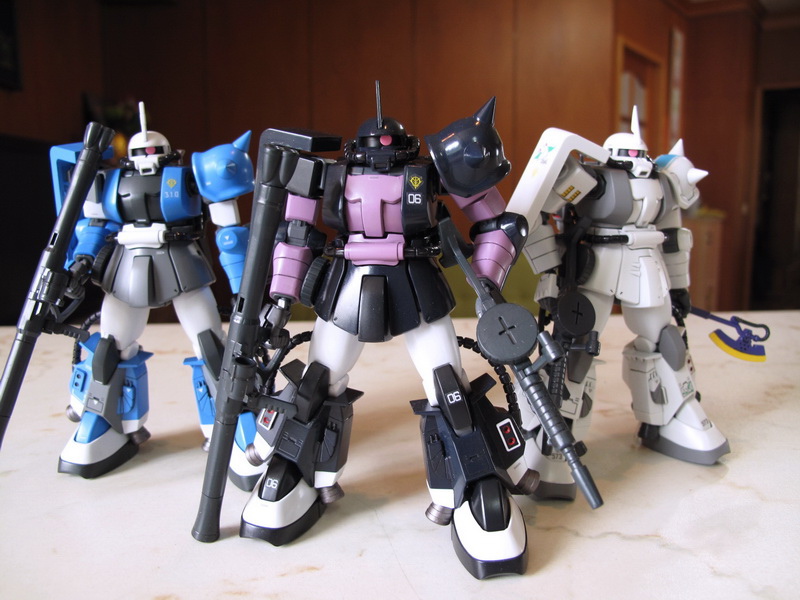 HGUC 黑色三連星專用 Zaku II R-1A