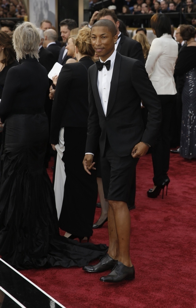 When Pharrell made suit-shorts a thing: