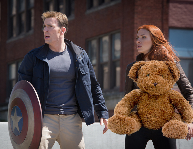 Or she could fight using a series of ginormous stuffed bears.