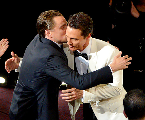This kiss between Leo and Matthew: