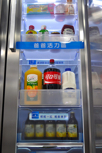 三星愛現門電冰箱