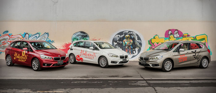 【新聞照片二】全新BMW 2系列Active Tourer x Uber萬聖特仕車 本週末於台北市神秘現蹤
