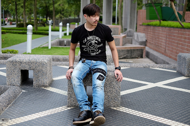 JEANSDA金斯大Fenrir Metalhead Aged Jeans