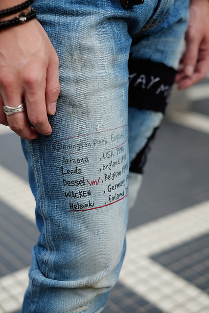 JEANSDA金斯大Fenrir Metalhead Aged Jeans