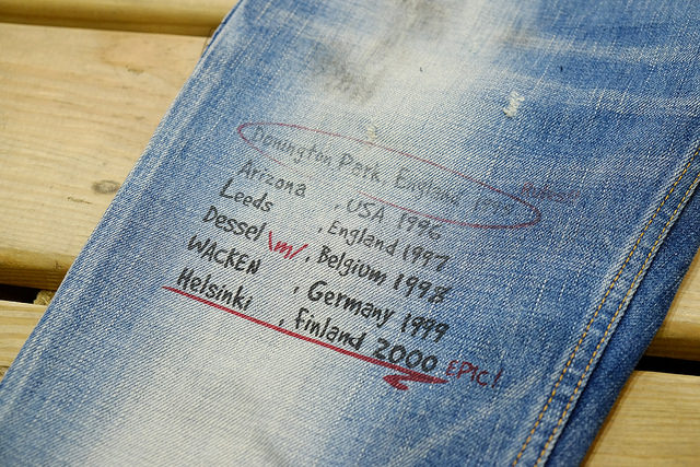 JEANSDA金斯大Fenrir Metalhead Aged Jeans