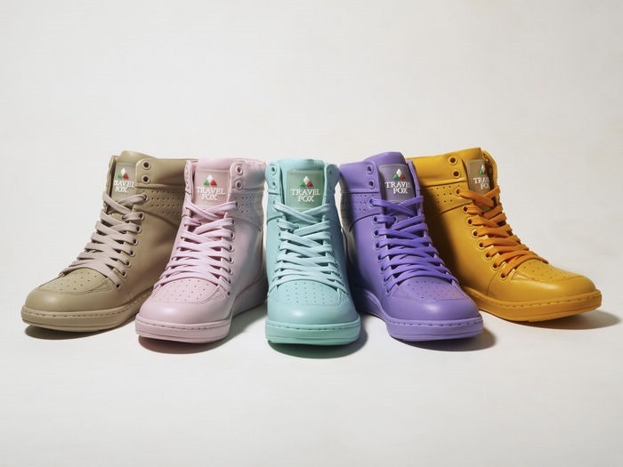 【馬卡龍高筒系列】TRAVEL FOX 情人節推薦商品，任選兩雙鞋款合購價$ 5,000元(女)