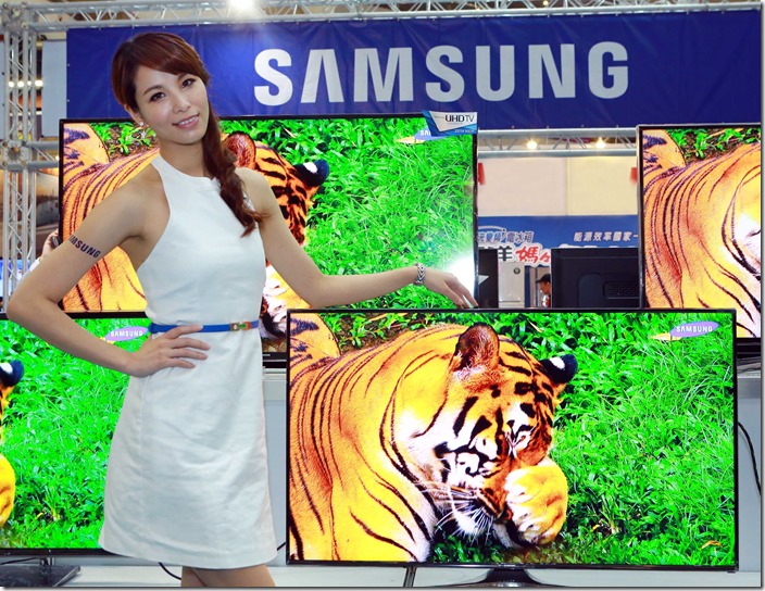 三星首次展出3月新上市的LED TV 5100系列