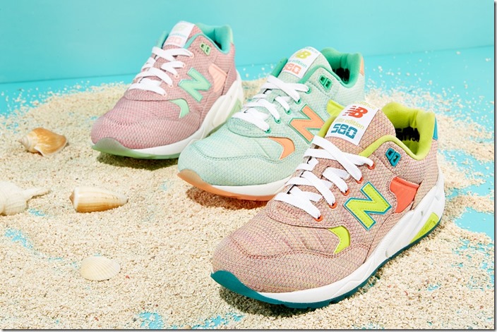 New Balance WRT580冰沙系列，共三款配色(粉綠冰沙WRT580ST、粉紫冰沙WRT580SA、粉橘冰沙WRT580S)，建議售價NT$3,650