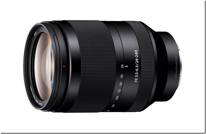 Sony 高倍變焦旅遊鏡頭【SEL24240】從廣角至望遠的焦段拍攝都不需要更換鏡頭，更有效率的拍攝每一個不可錯過的瞬間。