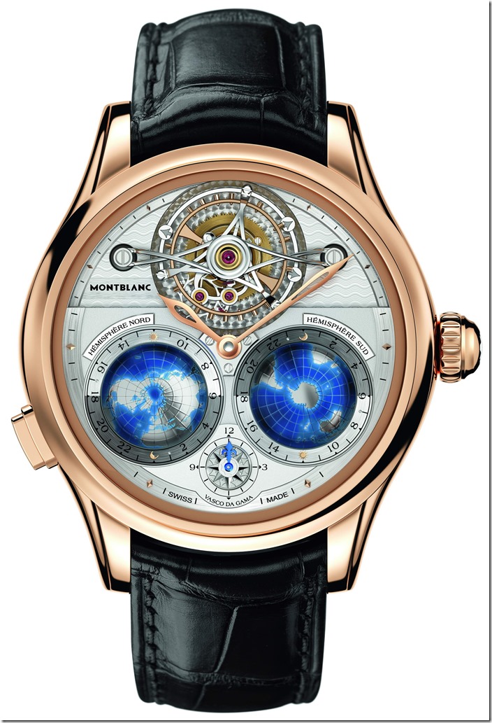 111675 萬寶龍Villeret系列筒狀游絲陀飛輪Vasco da Gama限量18腕錶，建議售價NT$8,330,000