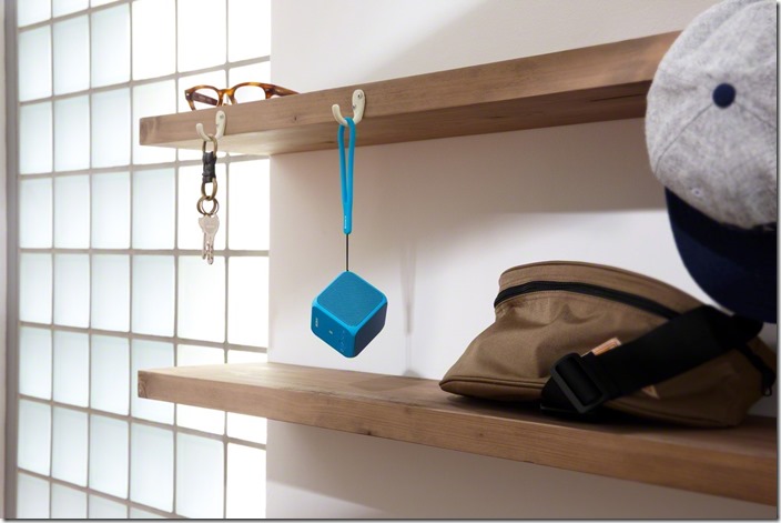 圖2)Sony 超輕巧NFC藍牙方塊喇叭SRS-X11創造無線生活樂趣，好音樂隨「聲」放送 !