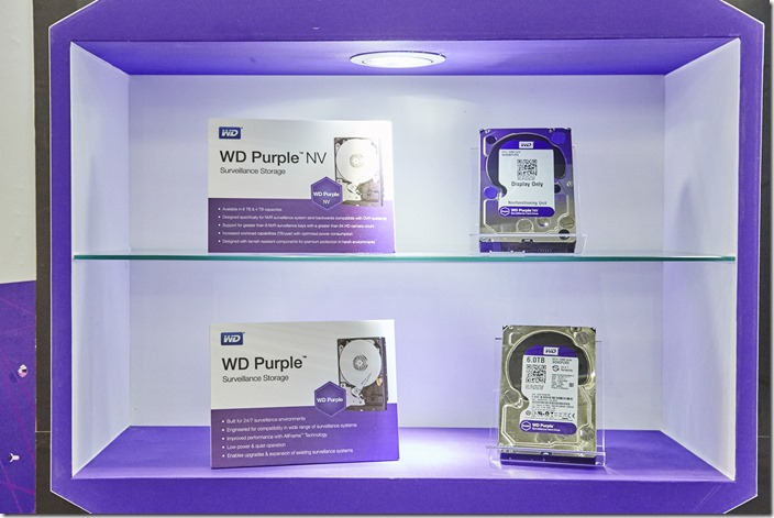 WD Purple NV 是WD監控硬碟系列的新成員，更適合大規模的網路監控系統，由於使用多個硬碟插槽及連接多個攝影機，對於儲存容量與耐久性的需求也更高