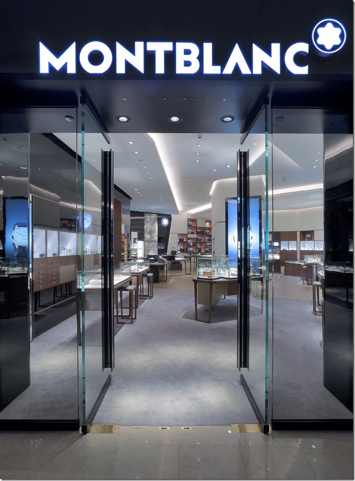 萬寶龍台北101全球全新概念精品專賣店_店面正入口-2