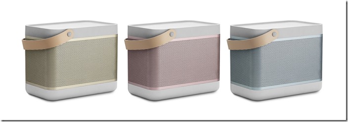 【B&O PLAY B15】由丹麥獲獎設計師Cecilie Manz女士精心呈獻，現有3種顏色以供選擇：極地藍(Polar Blue)，香檳金(Natural Champagne)和 薔薇紅(Shaded Rosa)