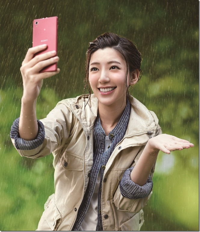 圖1.Xperia M4 Aqua Dual即日起轟動上市，代言人郭雪芙邀請網友挑戰玩青任務