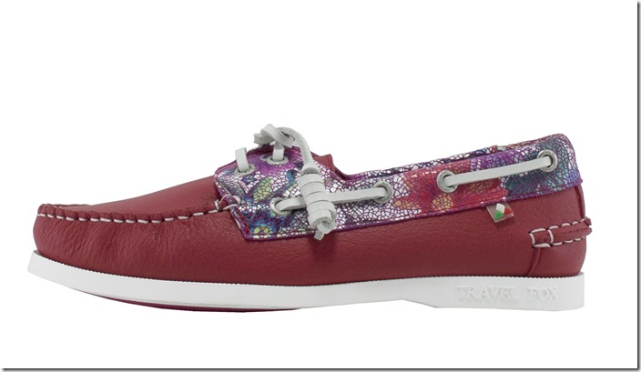 【印花帆船鞋】TRAVEL FOX STYLE系列 (紅)_原價：NTD 3,200元(女)