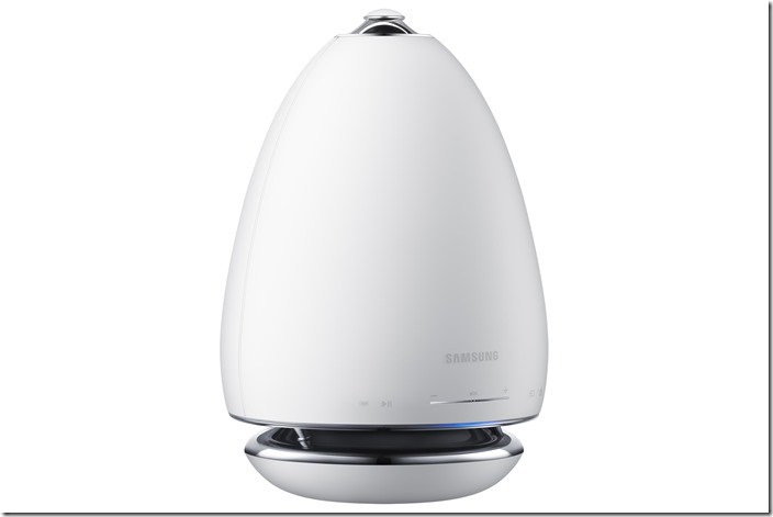 三星WAM6501獨特蛋型設計，其唯美時尚的外觀，完美融入各式居家設計風格。