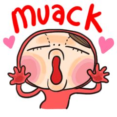 WeChat新聞圖檔貼圖波卡蒂與好友Pocotee & Friends(單)_親一個